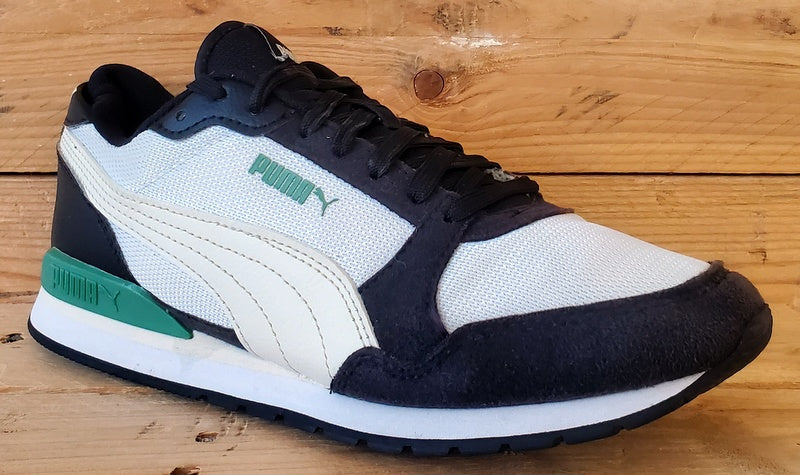 Puma ST Runner Low Textile Trainers UK6/US7/EU39 384640-23 Black/White
