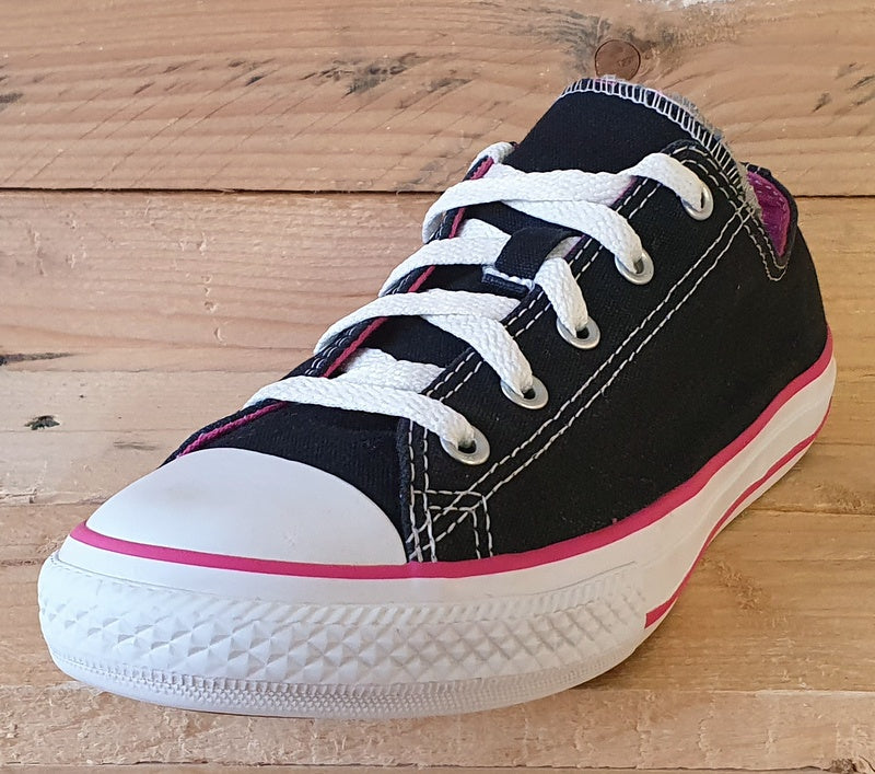 Converse Chuck Taylor Double Tongue Trainers UK3.5 US4 EU36 654365F Black Pink