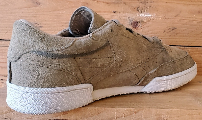 Reebok Club C 85 Low Suede Trainers UK10/US11/EU44.5 BD1897 Oatmeal Driftwood