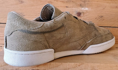 Reebok Club C 85 Low Suede Trainers UK10/US11/EU44.5 BD1897 Oatmeal Driftwood
