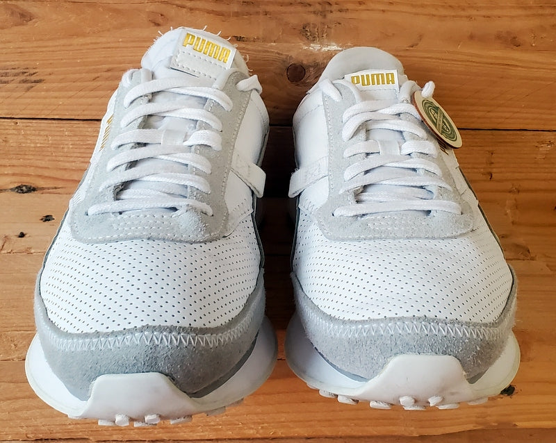 Puma Future Rider Low Leather Trainers UK10.5/US11.5/EU45 383923-01 White