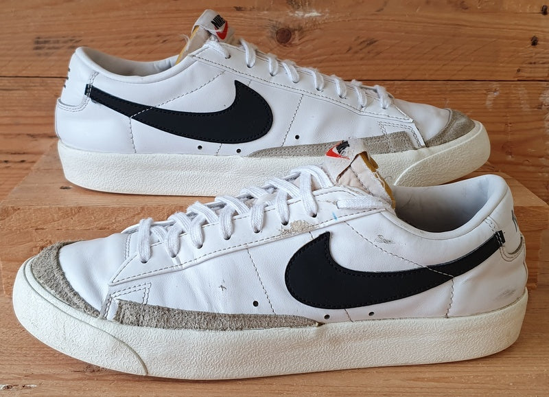 Nike Blazer 77 Low Leather Trainers UK9.5/US10.5/EU44.5 DA6364-101 White