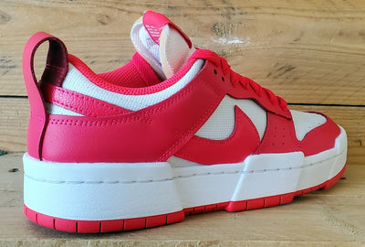 Nike Dunk Disrupt Textile/Leather Trainers UK5/US7.5/EU38.5 CK6654-601 White/Red