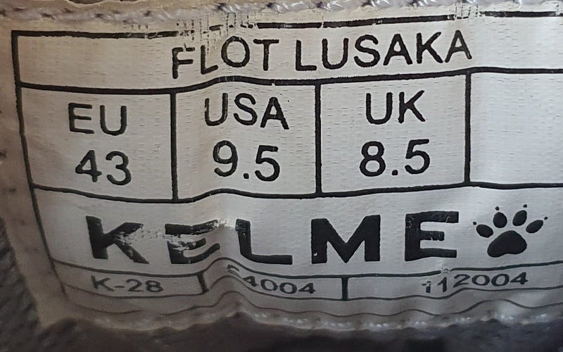Kelme Flot Racer Low Textile Trainers UK8.5/US9.5/EU43 54004 White/Red/Grey