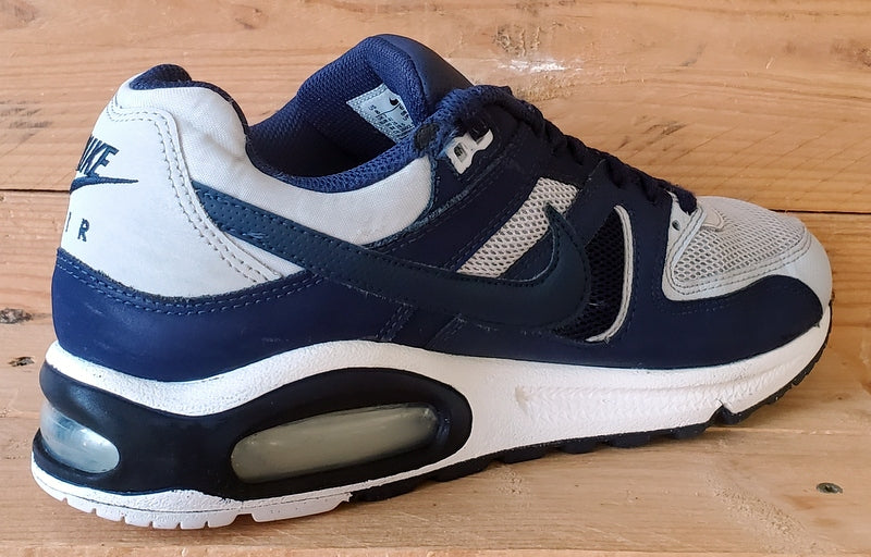 Nike Air Max Command Textile Trainers UK7/US8/EU41 629993-045 Pure Platinum/Navy