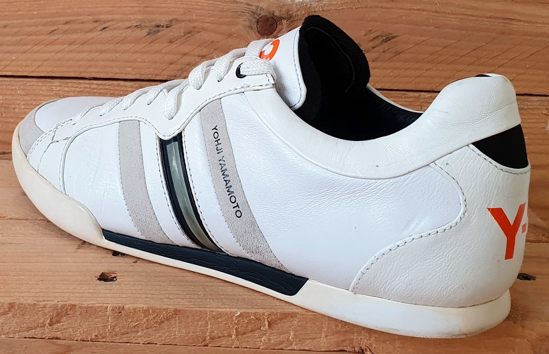 Adidas Y-3 Yohji Yamamoto Low Leather Trainers UK8.5/US9/EU42.5 U4299 White