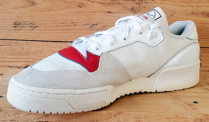 Adidas Rivalry Low Canvas/Suede Trainers UK11.5/US12/EU46.5 EF6418 White