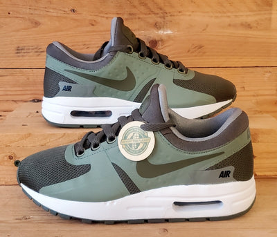 Nike Air Max Zero Low Textile Trainers UK4.5/US5Y/EU37.5 881224-200 Green/White