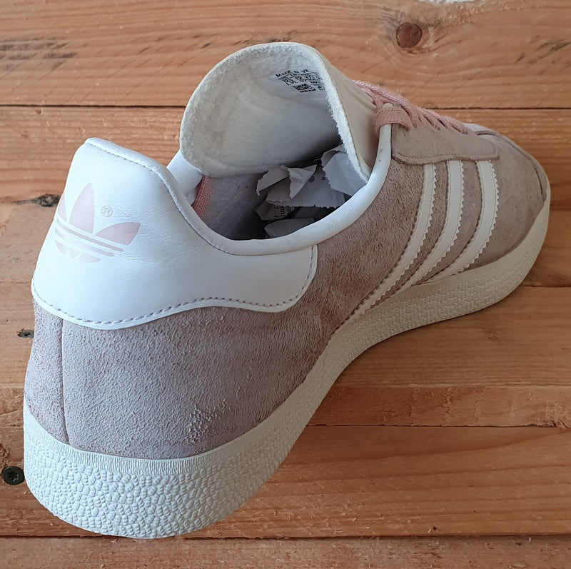 Adidas Gazelle Low Suede Trainers UK12/US12.5/EU47 BB5472 Vapor Pink/White