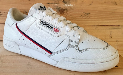Adidas Continental 80 Low Leather Trainers UK8/US8.5/EU42 G27706 White/Black/Red