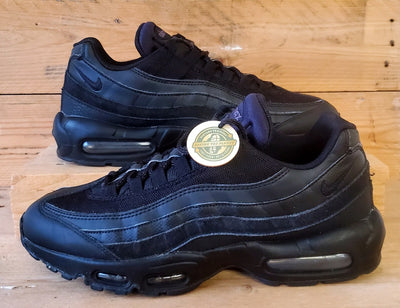 Nike Air Max 95 Low Leather/Textile Trainers UK8.5/US9.5/EU43 CI3705-001 Black