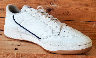 Adidas Continental 80 Low Leather Trainers UK11/US11.5/EU46 EG3877 Off White