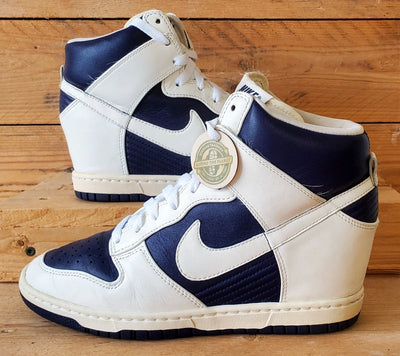 Nike Dunk Sky Hi Leather Trainers UK6/US8.5/EU40 528899-500 White/Purple