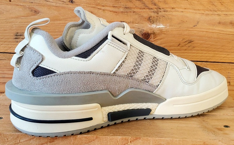 Adidas Forum Mod Low Leather Trainers UK9.5/US10/EU44 IG3761 Cloud White/Grey