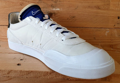 Nike Drop Type Low Nylon/Suede  Trainers UK10/US11/EU45 CQ0989-100 White/Blue