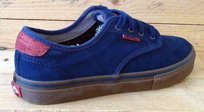 Vans Old Skool Low Suede Trainers TB4R Deep Navy/Dark Gumsole UK5/US6/EU38