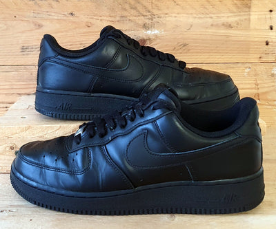 Nike Air Force 1 07' Low Trainers UK7.5/US8.5/EU42 CW2288-001 Triple Black