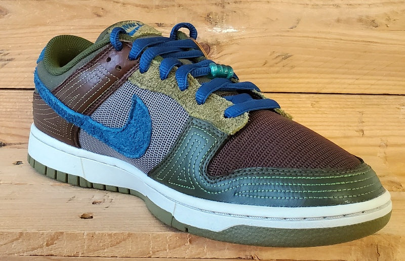 Nike Dunk Cacao Low Textile Trainers UK11/US12/EU46 DR0159-200 Green/Brown