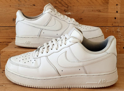 Nike Air Force 1 Low Leather Trainers UK9.5/US10.5/E44.5 CW2288-111 Triple White