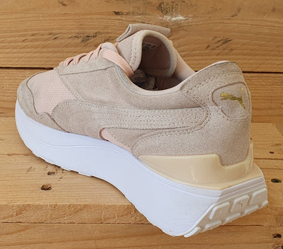 Puma Cruise Rider Low Textile/Suede Trainers UK5/US7.5/EU38 375070-02 Cloud Pink