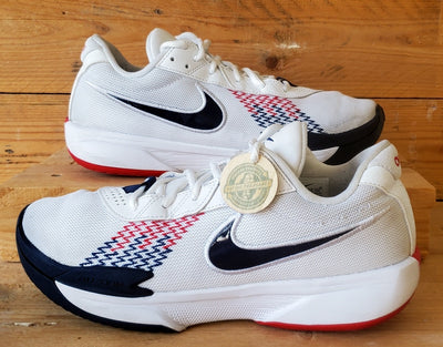 Nike Air Zoom G.T Low Textile Trainers UK8.5/US9.5/EU43 FB2599-104 White/Navy