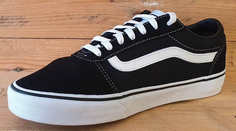 Vans Off The Wall Low Canvas/Suede Trainers UK9.5/US10.5/EU44 751505 Black/White