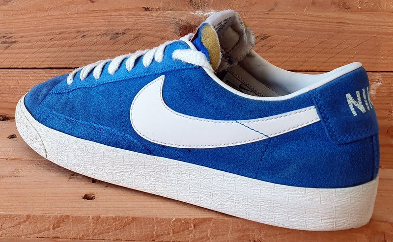 Nike blue suede trainers best sale