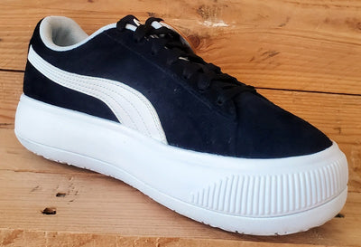 Puma Suede Mayu Low Trainers UK4.5/US7/EU37.5 380686-02 Black/White