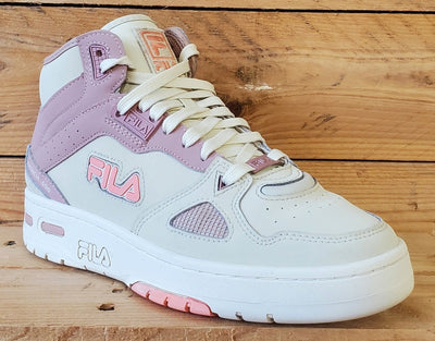 Fila Teratech 600 Mid Suede Trainers UK6.5/US9/EU40 5BM01832-152 Beige/Pink