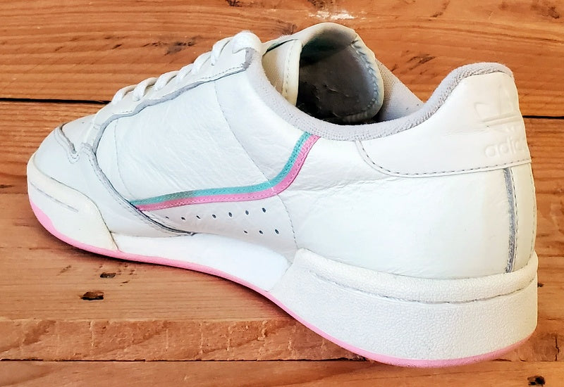 Adidas Continental 80 Low Leather Trainers UK8.5/US9/EU42.5 BD7645 Off White
