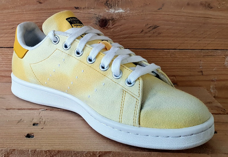 Adidas Stan Smith Low Canvas Trainers UK6/US6.5/EU39 AC7042 Yellow/White