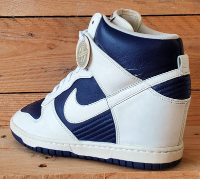 Nike Dunk Sky Hi Leather Trainers UK6/US8.5/EU40 528899-500 White/Purple