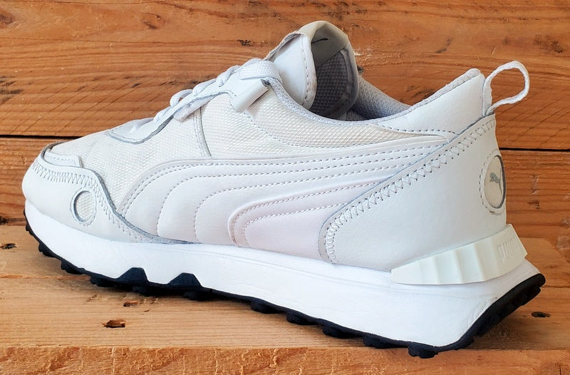 Puma Rider FV Low Textile/Leather Trainers UK6/US7/EU39 387172-02 White