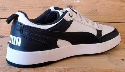 Puma Dribble Low Leather Trainers UK7.5/US8.5/EU41 400326-05 White/Black