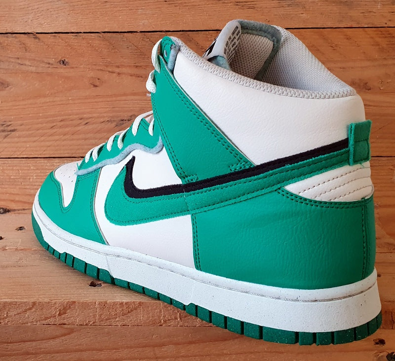 Nike Dunk High SE Leather Trainers UK10/US11/EU45 DO9775-001 Stadium Green