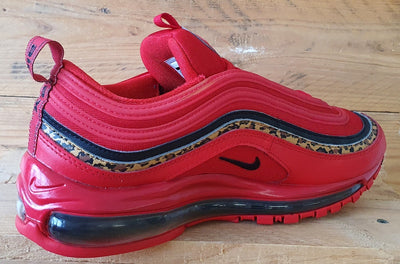 Nike Air Max 97 Low Trainers UK8/US10.5/EU42.5 BV6113-600 Leopard Pack Red