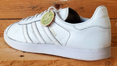 Adidas Gazelle Low Leather Trainers UK10/US10.5/EU44.5 BB5498 White