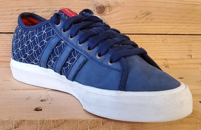 Adidas Matchcourt Low Canvas/Suede Trainers UK7.5/US8/EU41 BB8834 Navy