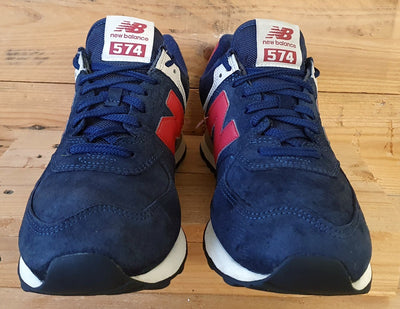 New Balance Classics 574 Low Suede Trainers UK10/US10.5/EU44.5 ML574PN2 Navy