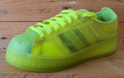 Adidas Originals Superstar Jelly Low Trainers UK6/US7.5/EU39 FX2987 Solar Yellow