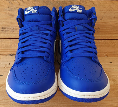 Nike Air Jordan 1 Leather Trainers UK7.5/US8.5/EU42 555088-401 Hyper Royal/White