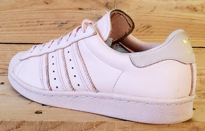Adidas Superstar Low Leather Trainers UK8/US9.5/EU42 CP9722 Vapor Pink