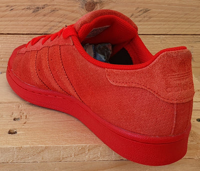 Adidas Superstar RT Low Suede Trainers UK4/US4.5/EU36.5 S79475 Triple Red
