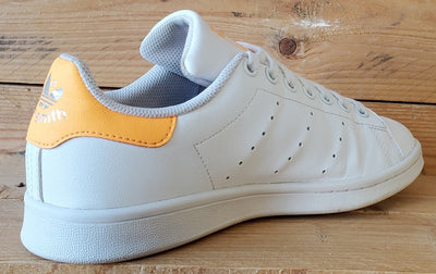 Adidas Stan Smith Low Leather Trainers UK5/US5.5/EU38 FY2556 White/Orange