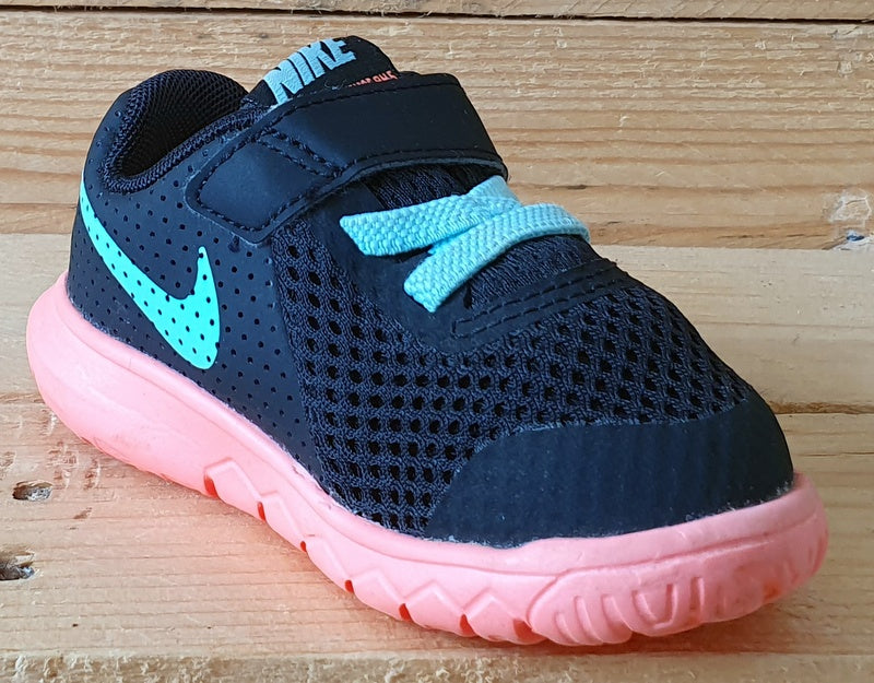 Nike Flex Experience 5 Kids Trainers 844993-002 Black/Pink/Blue UK4.5/US5C/EU21