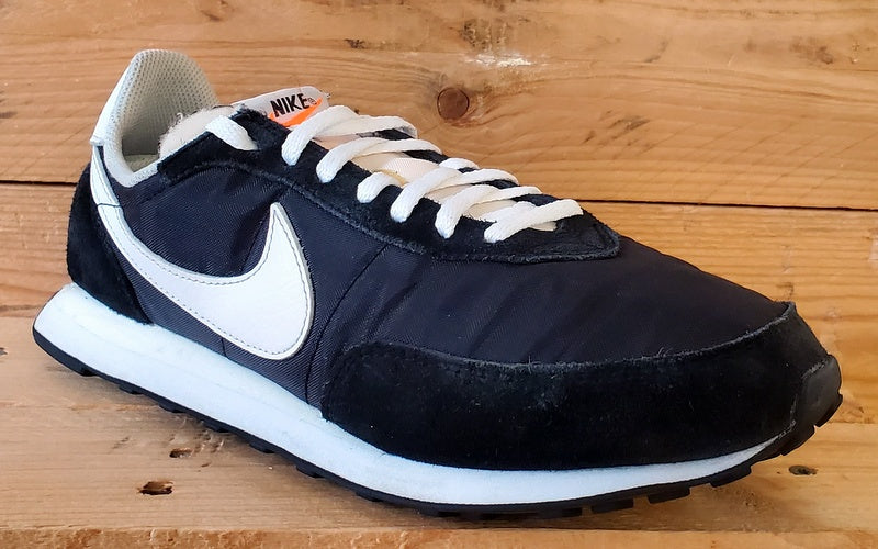 Nike Waffle Trainer 2 Low Textile Trainers UK8/US9/EU42.5 DH1349-001 Black/White