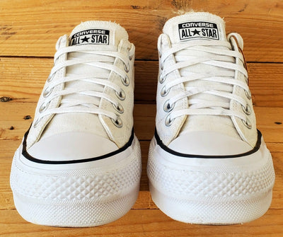 Converse Chuck Taylor Lift Low Canvas Trainers UK4.5/US6.5/EU37 560251C White