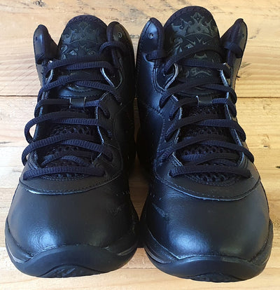 Nike Lebron 8 PS Mid Leather Trainers UK2/US2.5Y/EU34 415240-002 Black