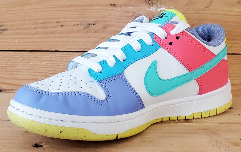 Nike Dunk Easter Candy Leather Trainers UK4/US6.5/EU37.5 DD1872-100 White/Multi