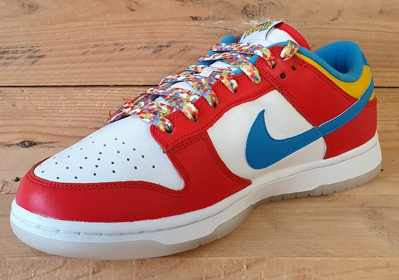 Nike Dunk Low X LeBron Fruity Pebbles Trainers UK8/US9/E42.5 DH8009-600 Red/Blue